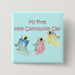 Meine ersten heilige Kommunions-Tagesgeschenke Button