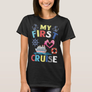 Meine ersten Kreuzfahrten Männer Frauen Mädchen un T-Shirt