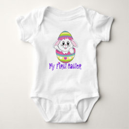MEINE ERSTEN OSTERN-FRÜHLINGS-T-SHIRT BABY STRAMPLER