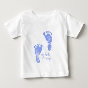 Meine ersten Schritte - Blau Baby T-shirt