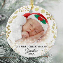 Meine ersten Weihnachten als Oma Foto Gold Folios