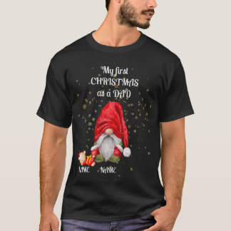 "Meine ersten Weihnachten als VATER/Großvater" T - T-Shirt