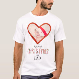Meine ersten Weihnachten als Vater Liebe Herzchen  T-Shirt