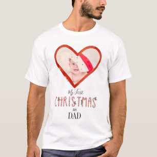 Meine ersten Weihnachten als Vater Liebe Herzchen  T-Shirt
