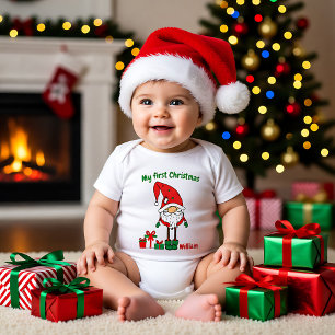 🎄 meine ersten Weihnachten, individuelle Name, Baby Strampler