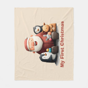 Meine ersten Weihnachten Niedlich Weihnachten Weih Fleecedecke