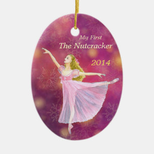 Meine erstes Nussknacker-Ballett-Gedenkverzierung Keramik Ornament