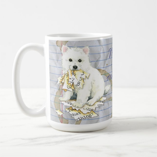 Meine Eskie Ate My Lessingplan Kaffeetasse (Links)