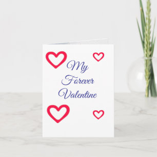 meine ewige Valentinskarte Klappkarte Karte