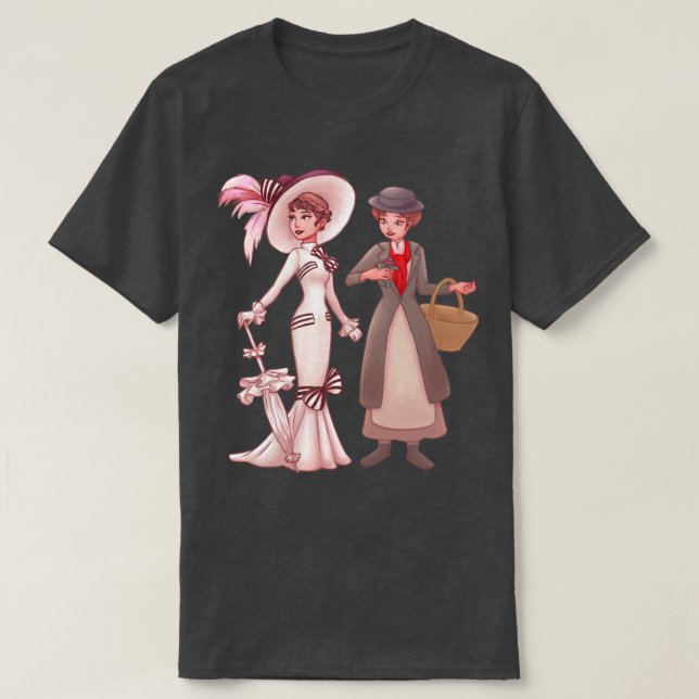 Meine Fair Lady Sticker T-Shirt (Design vorne)