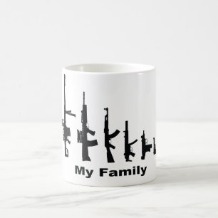 Meine Familie (i-Liebe-Gewehre) Kaffeetasse