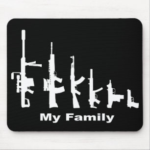 Meine Familie (i-Liebe-Gewehre) Mousepad