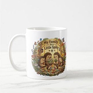 Meine Familie ist ein bisschen stachelig Kaffeetasse