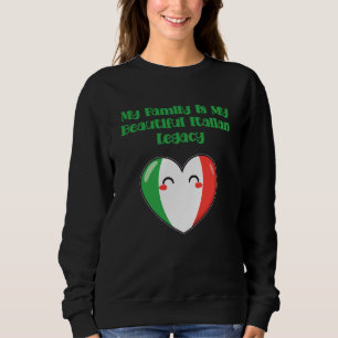 Meine Familie Mein schönes italienisches Erbe Stol Sweatshirt