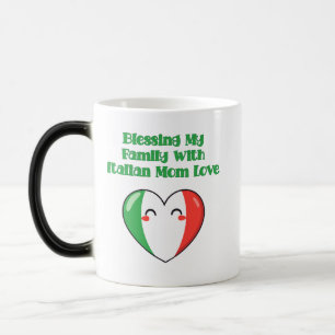 Meine Familie mit italienischer Mutterliebe segnen Verwandlungstasse
