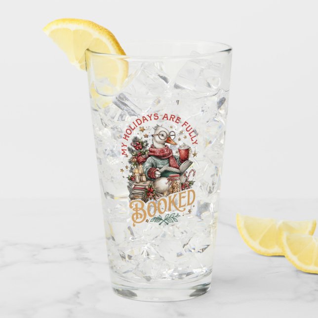 Meine Ferien sind voll gebucht Glas (Vorderseite Ice)