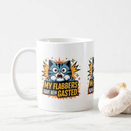Meine Flabber waren Gasted Funny Cat Mamas & Vater Kaffeetasse
