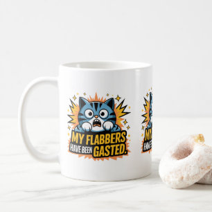 Meine Flabber waren Gasted Funny Cat Mamas & Vater Kaffeetasse