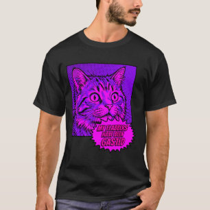 Meine Flabbers sind lustige Pop-Art-Katzen-Mem T-Shirt