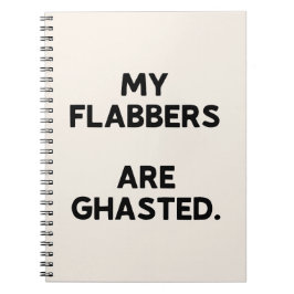 Meine Flabbers sind zitiert ghasted Notizblock