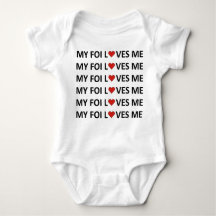 MEINE FOI LIEBEN ME - RED HEART Baby Bodysuit 