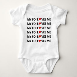MEINE FOI LIEBEN ME - RED HEART Baby Bodysuit  Strampler
