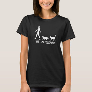 Meine Follower Cat Katzen Süße Tier Sozialkätzchen T-Shirt