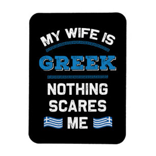 Meine Frau ist Griechin Hellenische Republik Griec Magnet