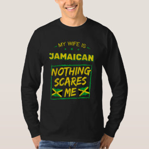 Meine Frau ist jamaikanisch Jamaika Erbe Stolz Wur T-Shirt