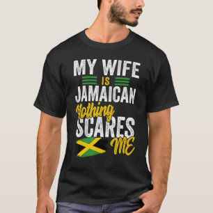Meine Frau ist jamaikanisch Jamaika Heritage Roots T-Shirt