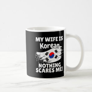 Meine Frau ist Koreanerin Lustiges Korea-Flag-Gesc Kaffeetasse
