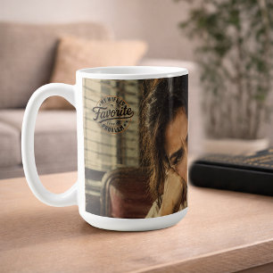 Meine Frau ist mein Lieblingsproblem, individuelle Kaffeetasse