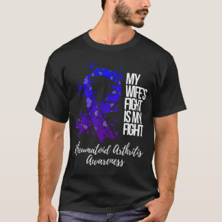 Meine Frau kämpft gegen die neugeborene rheumatoid T-Shirt