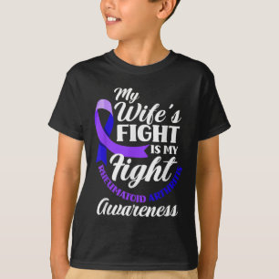 Meine Frau kämpft gegen meine rheumatoide Arthriti T-Shirt