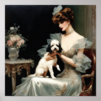 Meine Frau und ihr Welpe Poster