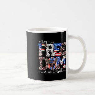 Meine Freiheit ist in Christus, amerikanisches chr Kaffeetasse