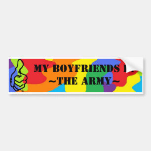 Meine Freunde in der Armee! Autoaufkleber