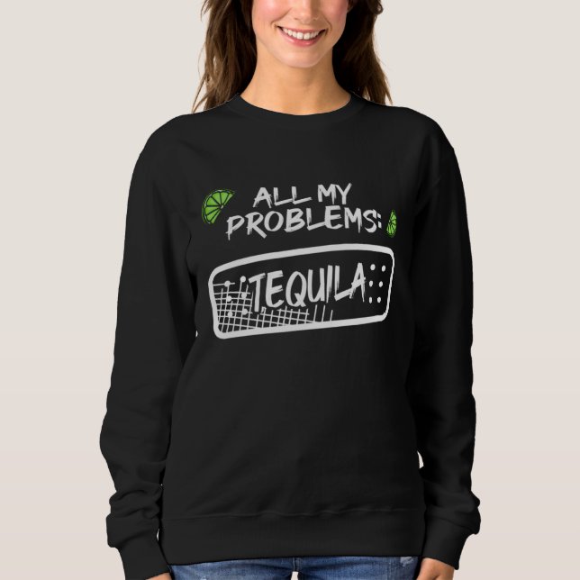 Meine Freunde Salt Lime & Tacos Tequila 2 Sweatshirt (Vorderseite)