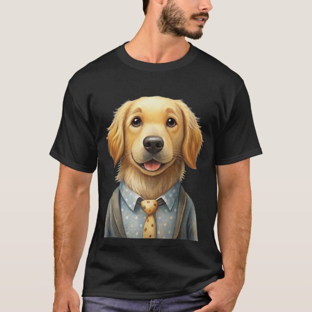 Meine Freundin des Golden Retriever T-Shirt (Vorderseite)