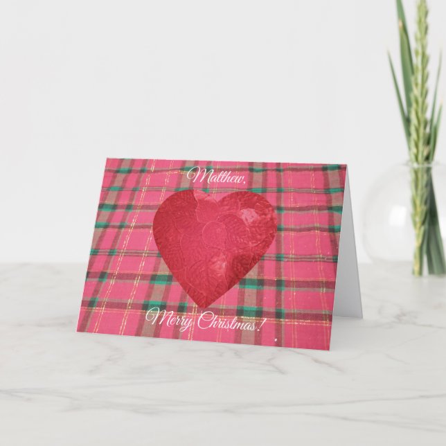 Meine Freundin, die Weihnachtskarte Karte (Vorderseite)