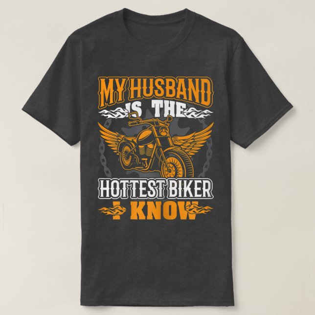 Meine Freundin ist der heißeste Biker, den ich ken T-Shirt (Design vorne)