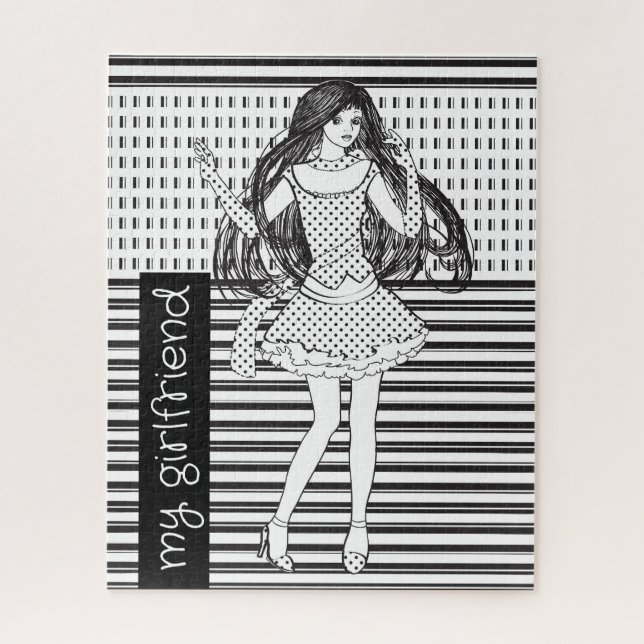 meine Freundin Puzzle (Vertikal)