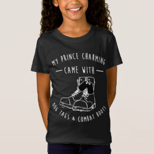 Meine Freundin von Prinz Charming Funny Military E T-Shirt