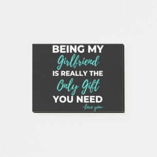 Meine Freundin zu sein ist das einzige Geschenk, d Post-it Klebezettel