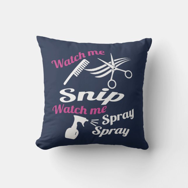 Meine Frisur Kissen (Vorderseite)