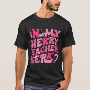 Meine frohe Lehrerin Era Retro Groovy Lehrerin Chr T-Shirt