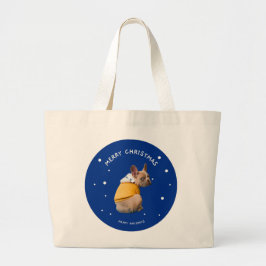 Meine frohe Weihnachts-Tote-Tasche Jumbo Stoffbeutel