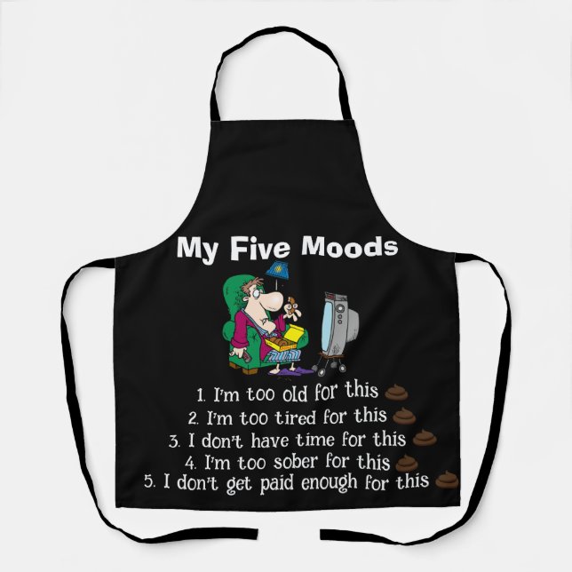 Meine Fünf-Moods-Schürze Schürze (Vorderseite)