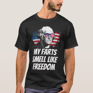 Meine Fürze Riechen Wie Freiheit Lustiger 4. Juli T-Shirt