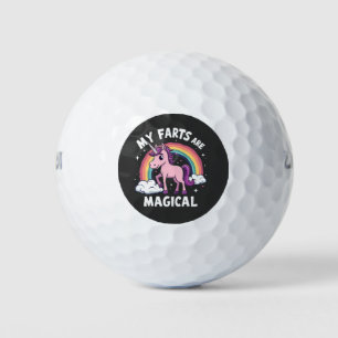 Meine Furzen sind zauberhafter, sonniger Regenboge Golfball